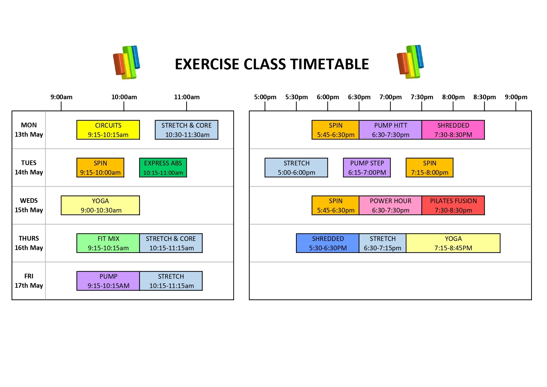 CLASS TIMETABLE MAY page 0004