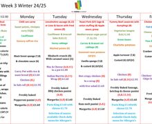 Menu 3 Winter 2024-25