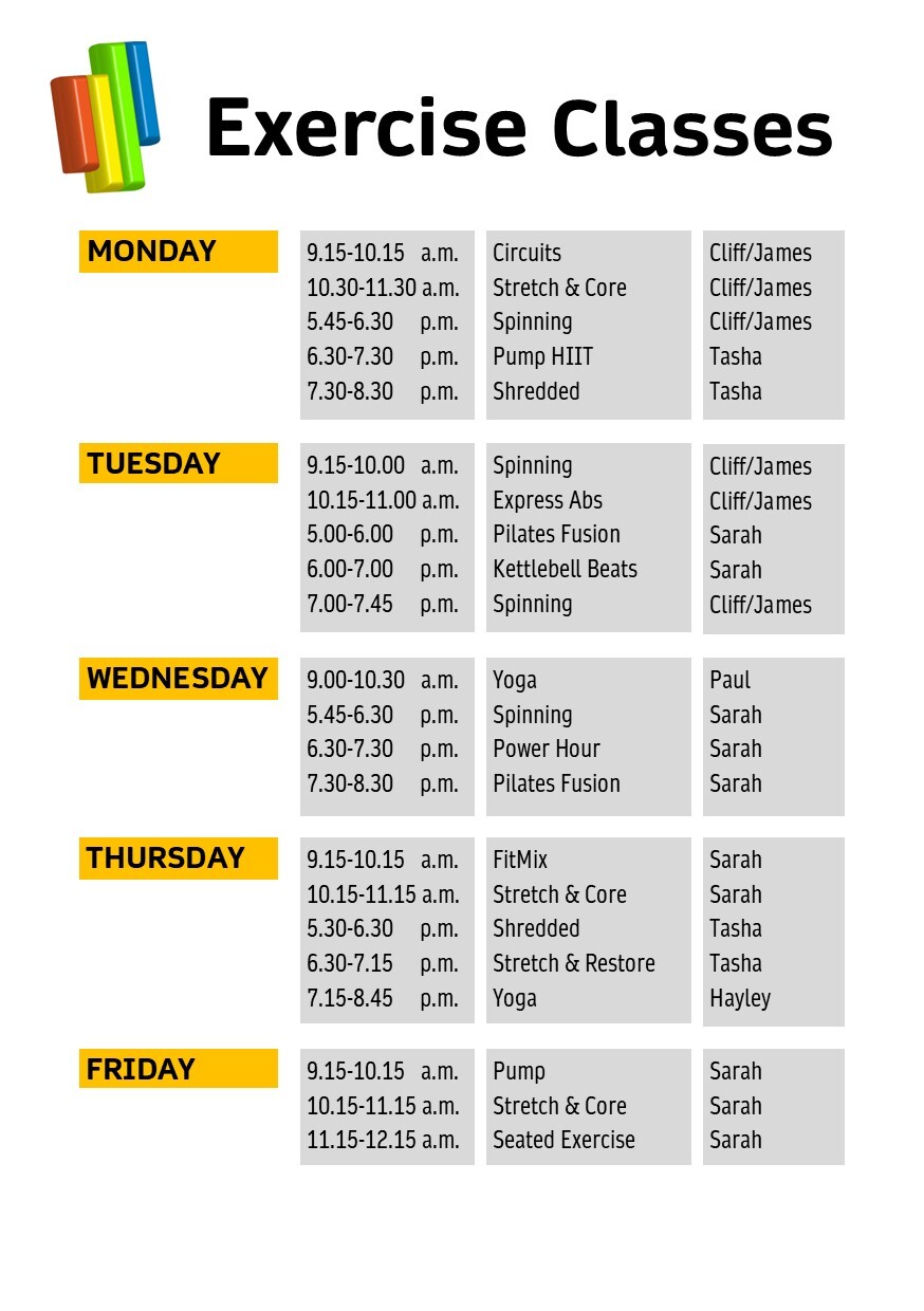 Timetable front Jan25