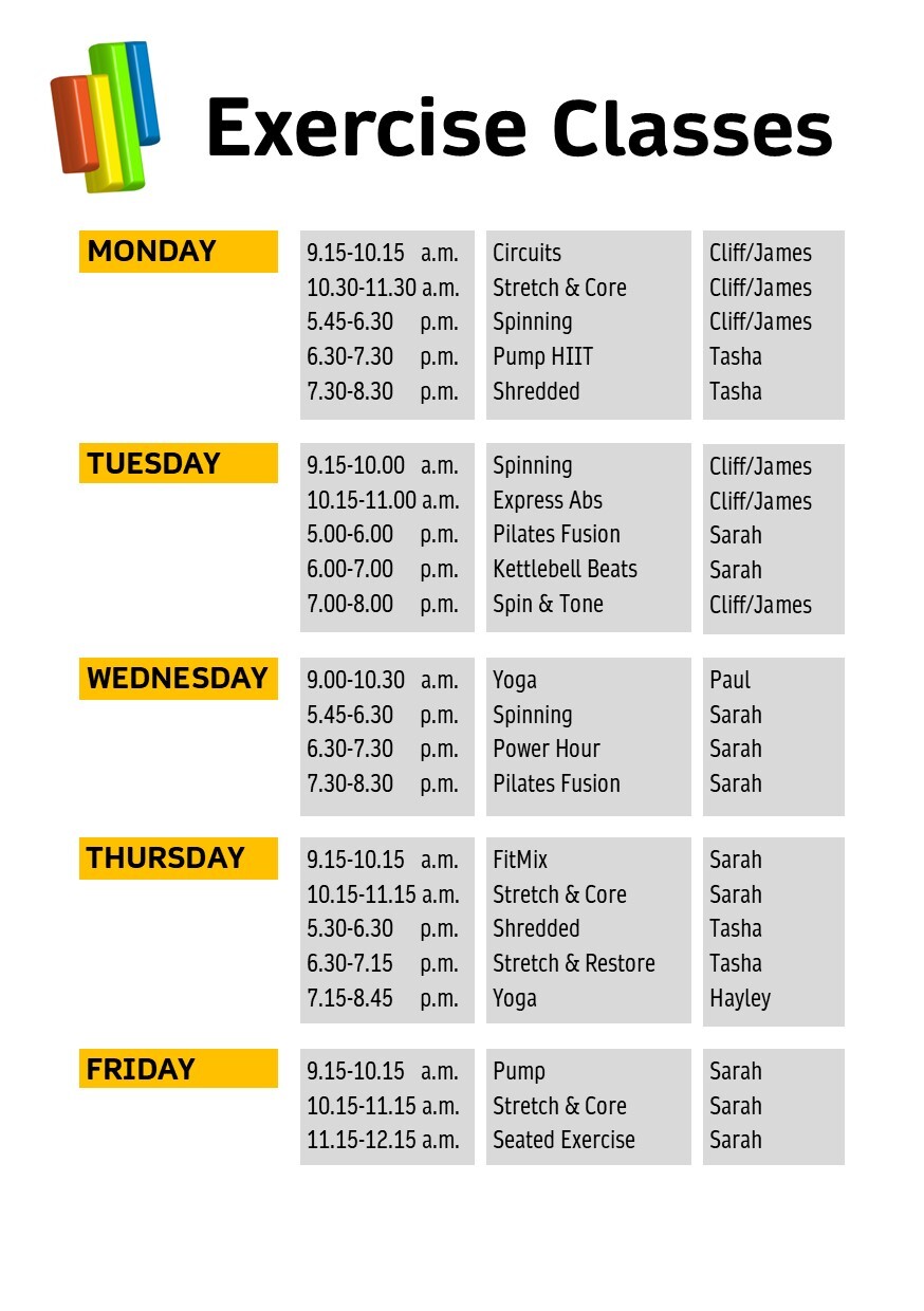 Timetable front Jan25