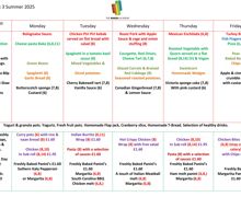 Menu 3 summer 2025